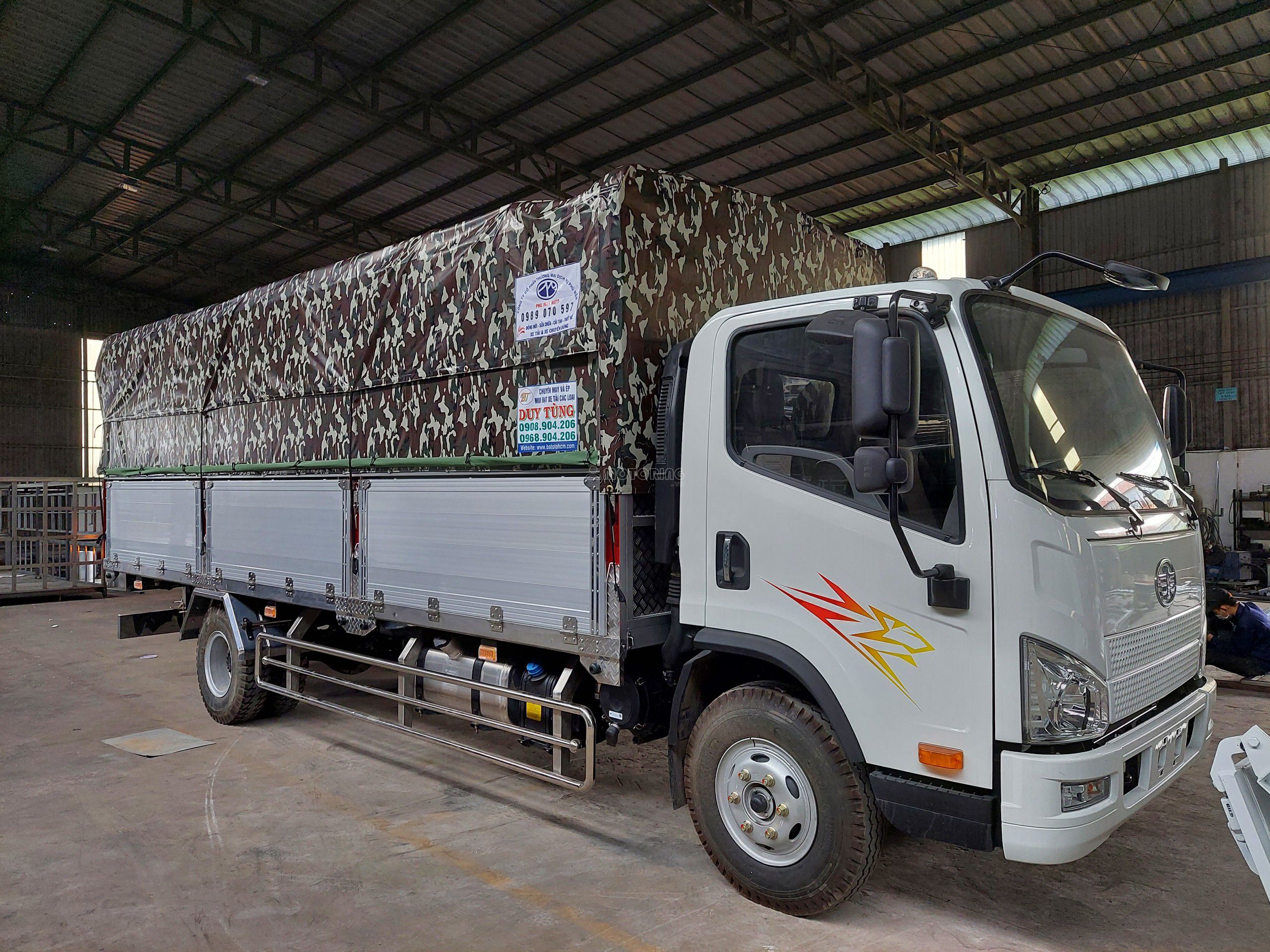 Faw tiger  bửng nhôm 6m2